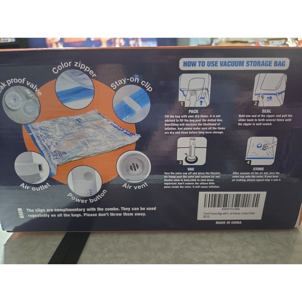 Travel Vacuum Bag Combo - Picture 2 of 3